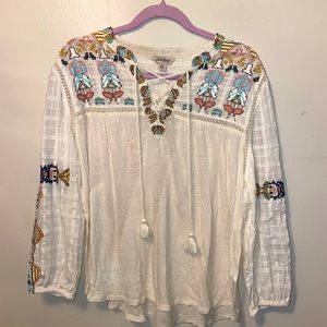 Lucky Brand Boho Blouse